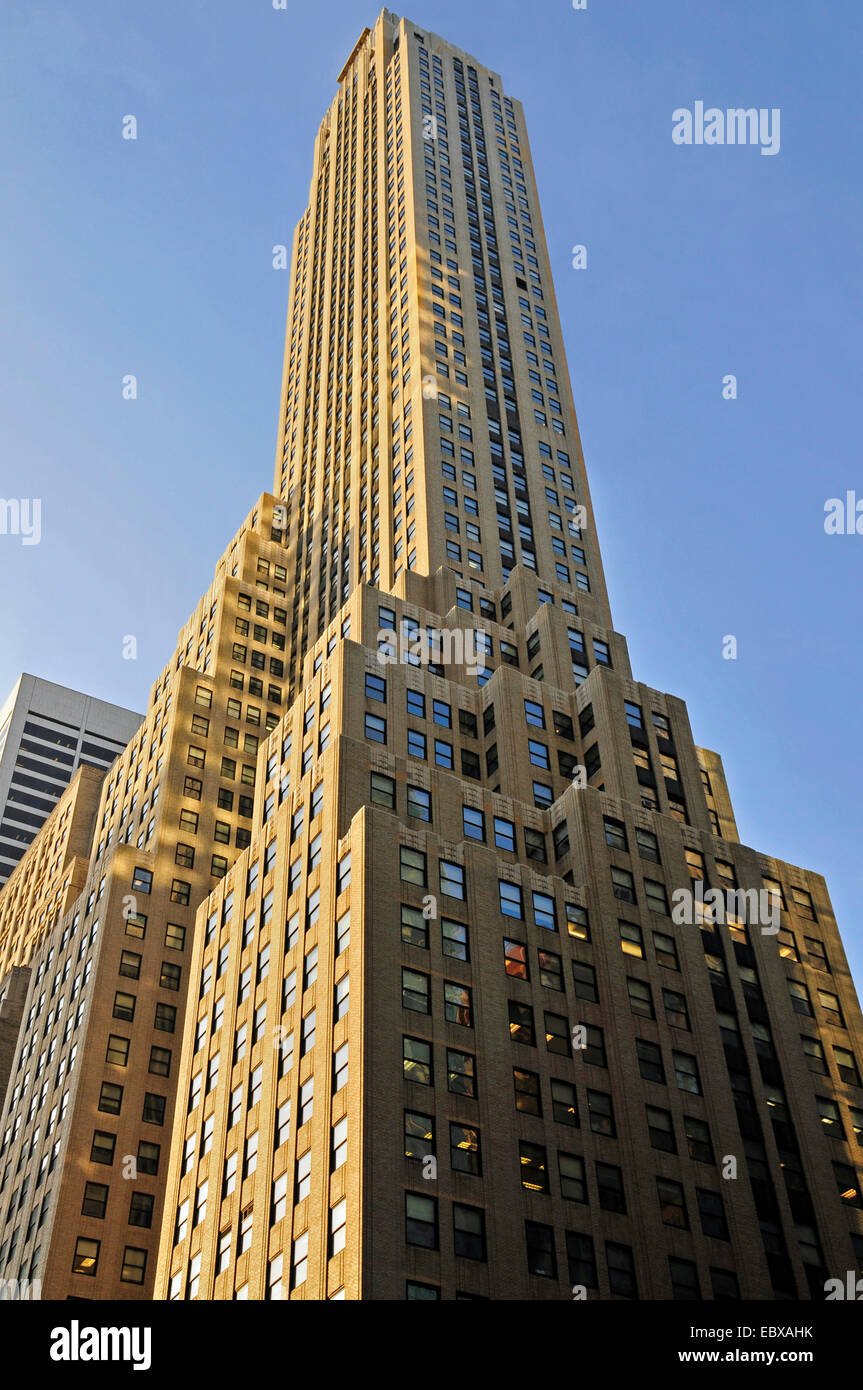 Art-Déco-Hochhaus Gebäude, USA, 500 Fifth Avenue, Manhattan, New York City Stockfoto