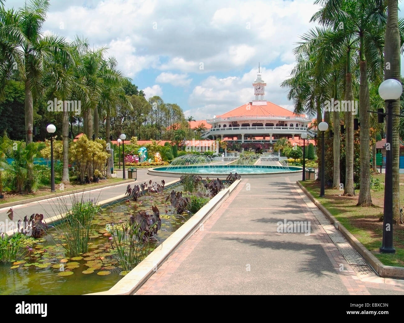 Parkway auf Sentosa Island, Singapur, Sentosa Stockfoto