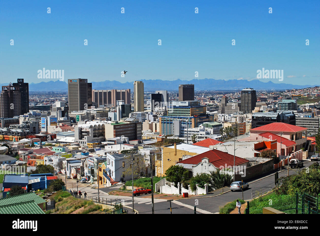 Blick auf Kapstadt, Südafrika, Kapstadt Stockfoto