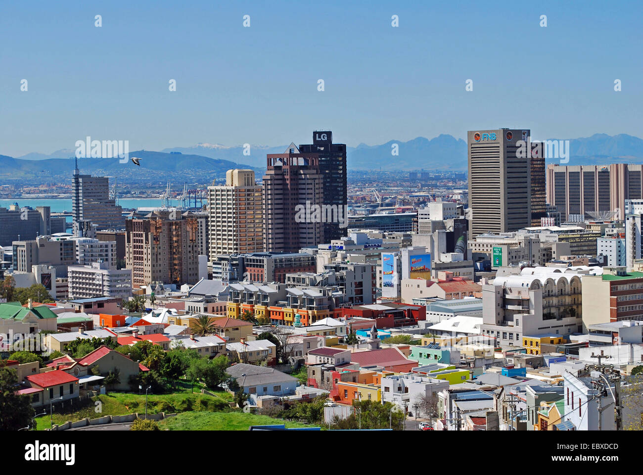 Blick auf Kapstadt, Südafrika, Kapstadt Stockfoto