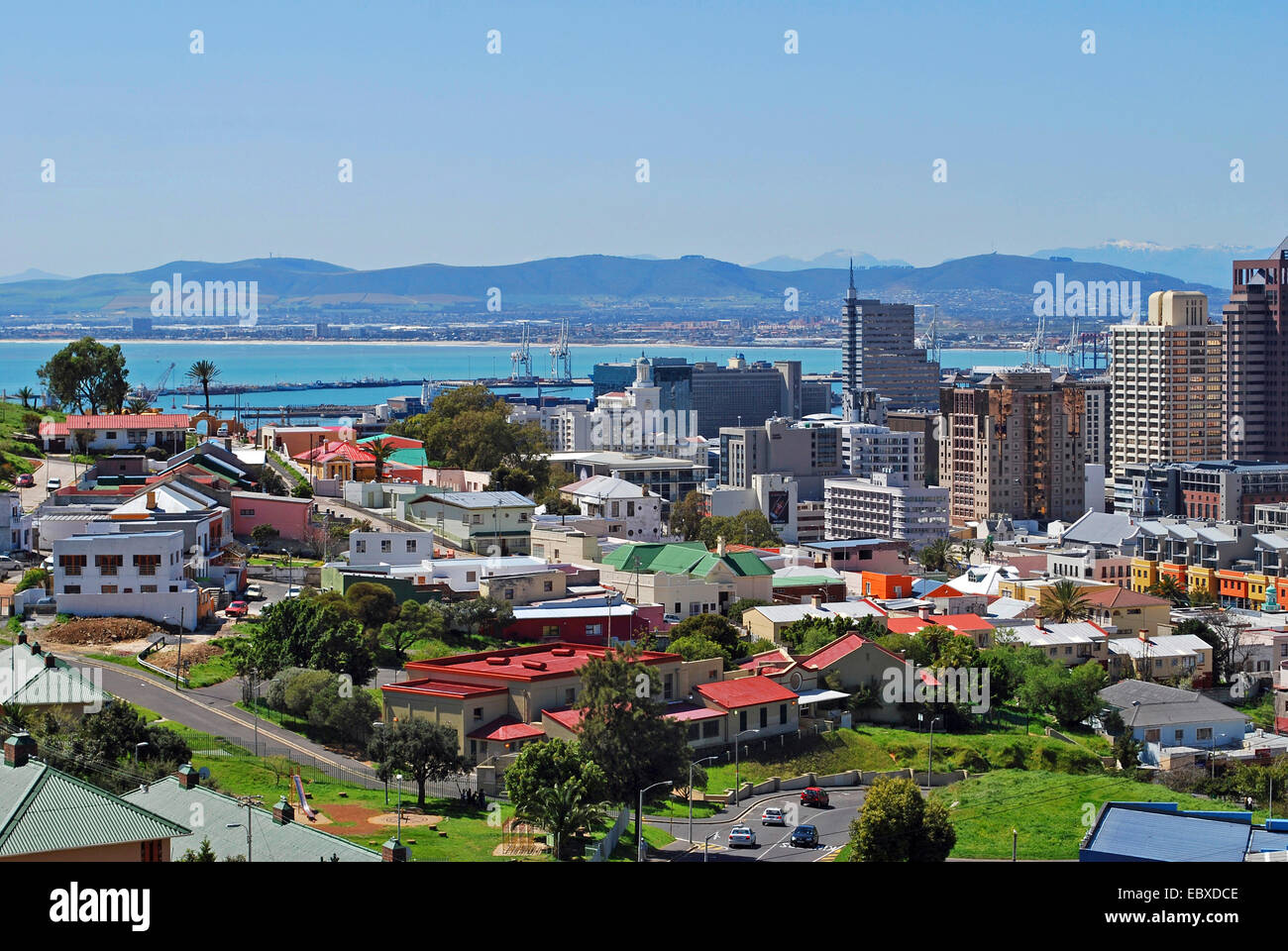 Blick auf Kapstadt, Südafrika, Kapstadt Stockfoto