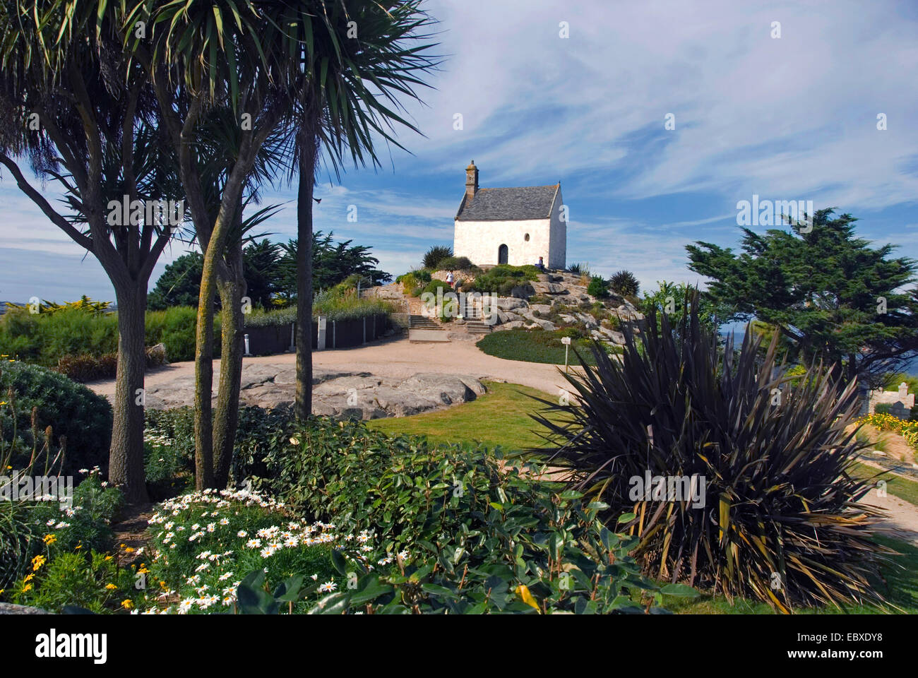 Kapelle, Chapelle Sainte Barbe, 1619, Roscoff, Cote du Leon, Bretagne, Frankreich Stockfoto