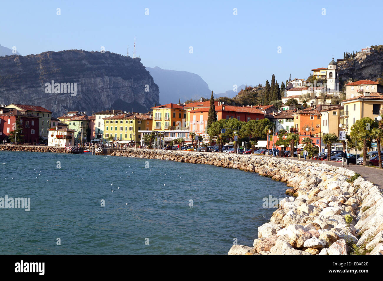 Torbole am Gardasee, Italien, Torbole Stockfoto