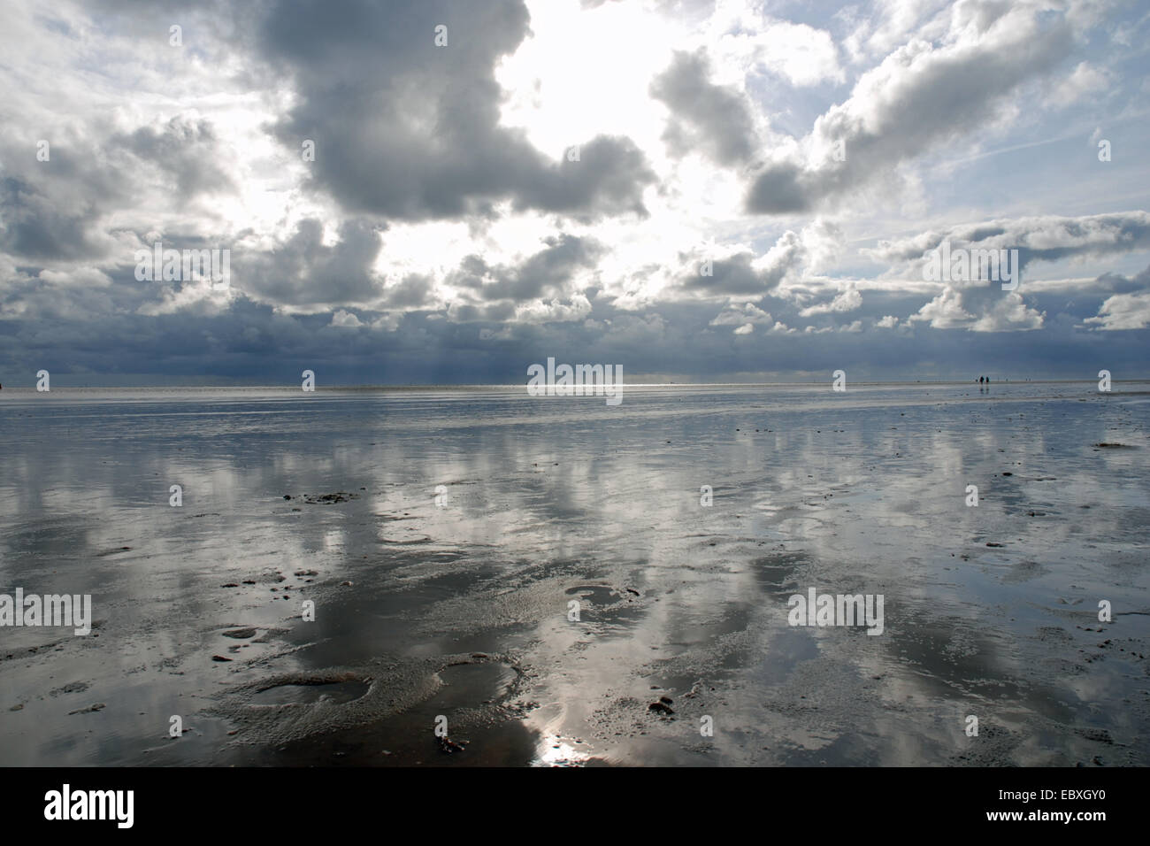 Nordseeküste, Deutschland, Schleswig-Holstein, St. Peter-Ording Stockfoto