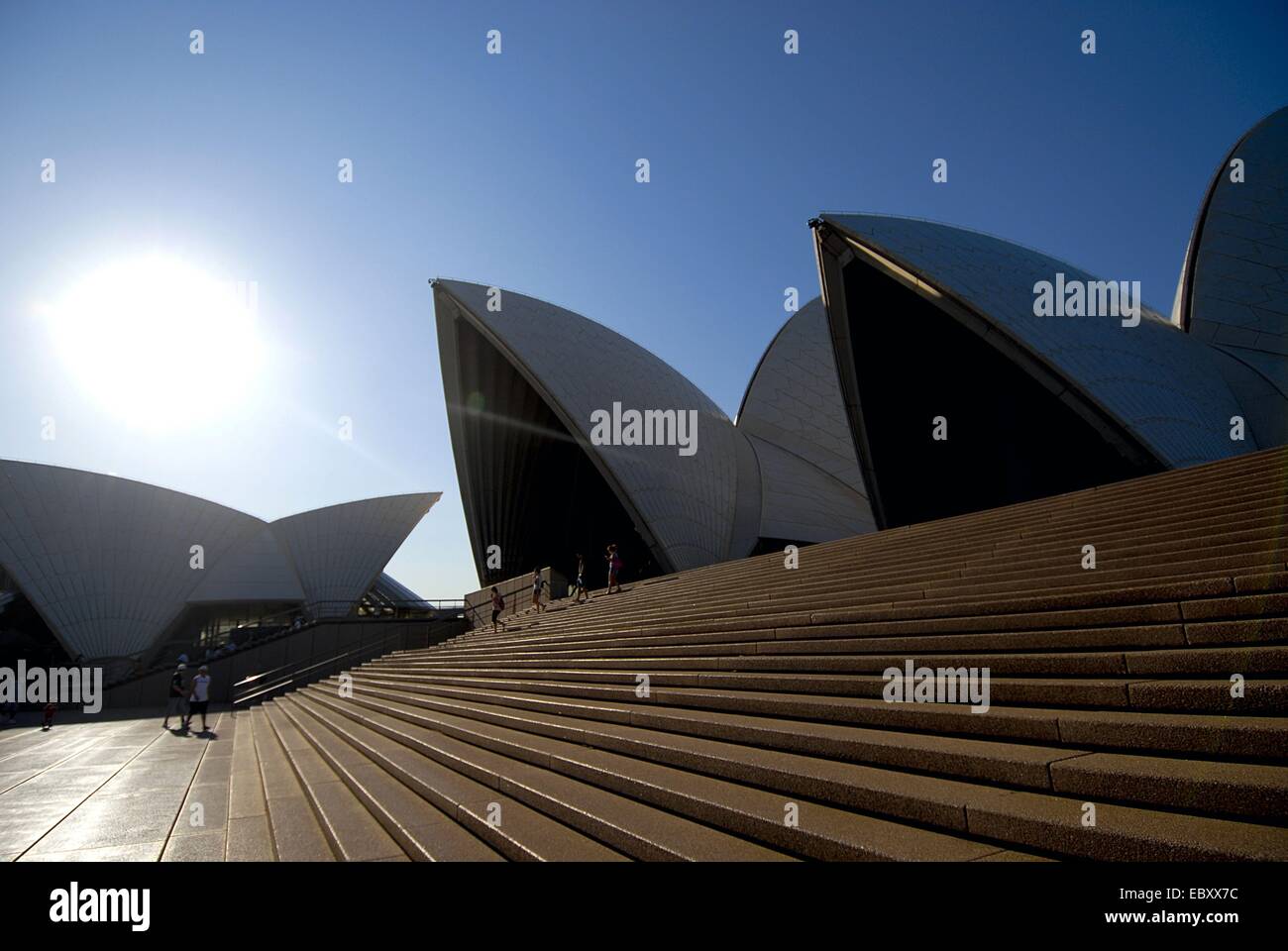 Sydney Opera House im Sonnenlicht, Australien Stockfoto