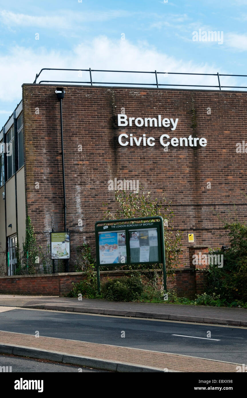 Bromley Civic Centre in Südlondon. Stockfoto