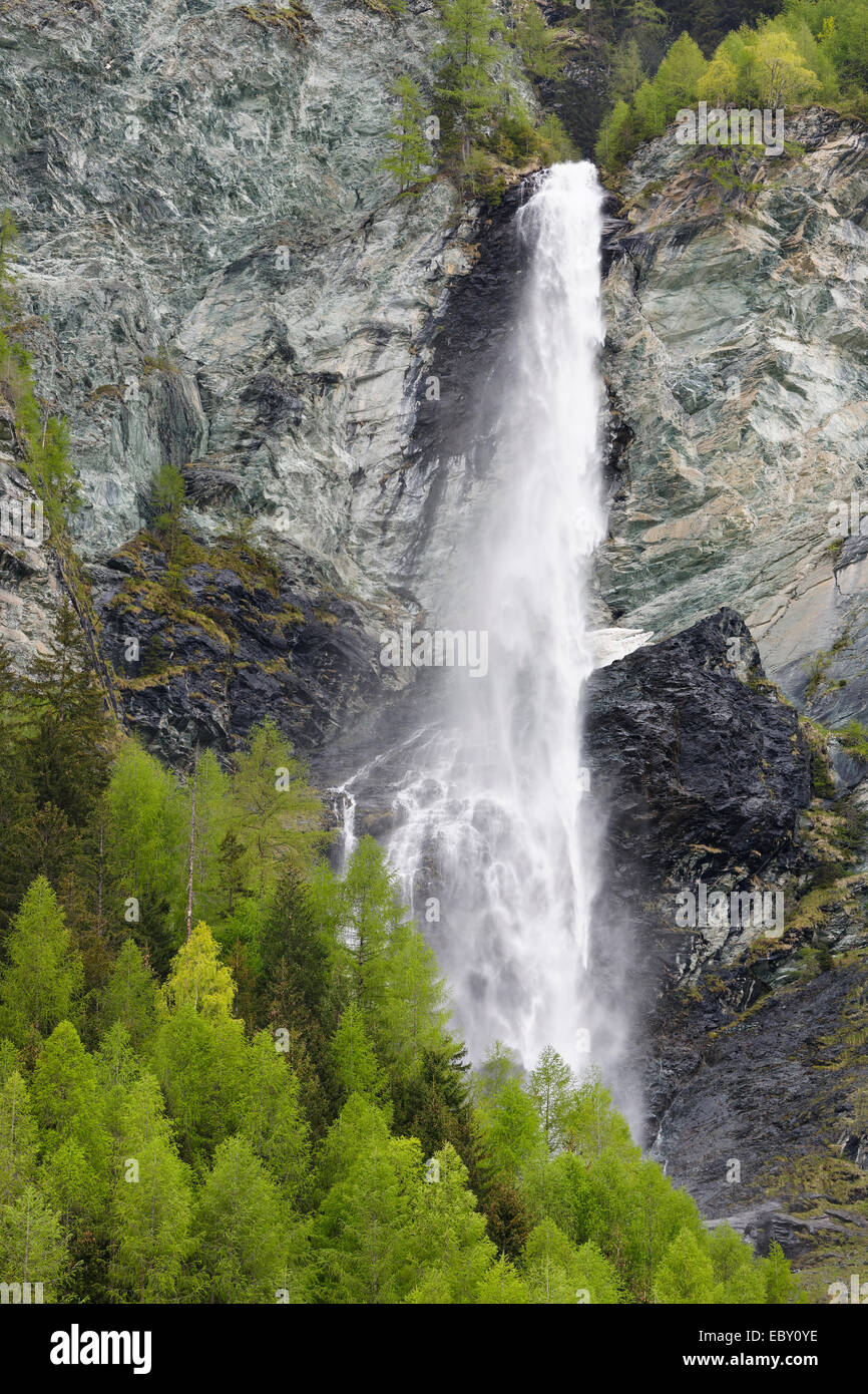 Zopenitzenbach Wasserfall oder Jungfernsprung, Hohe Tauern, Heiligenblut am Großglockner, Spittal ein der Drau, Kärnten, Österreich Stockfoto