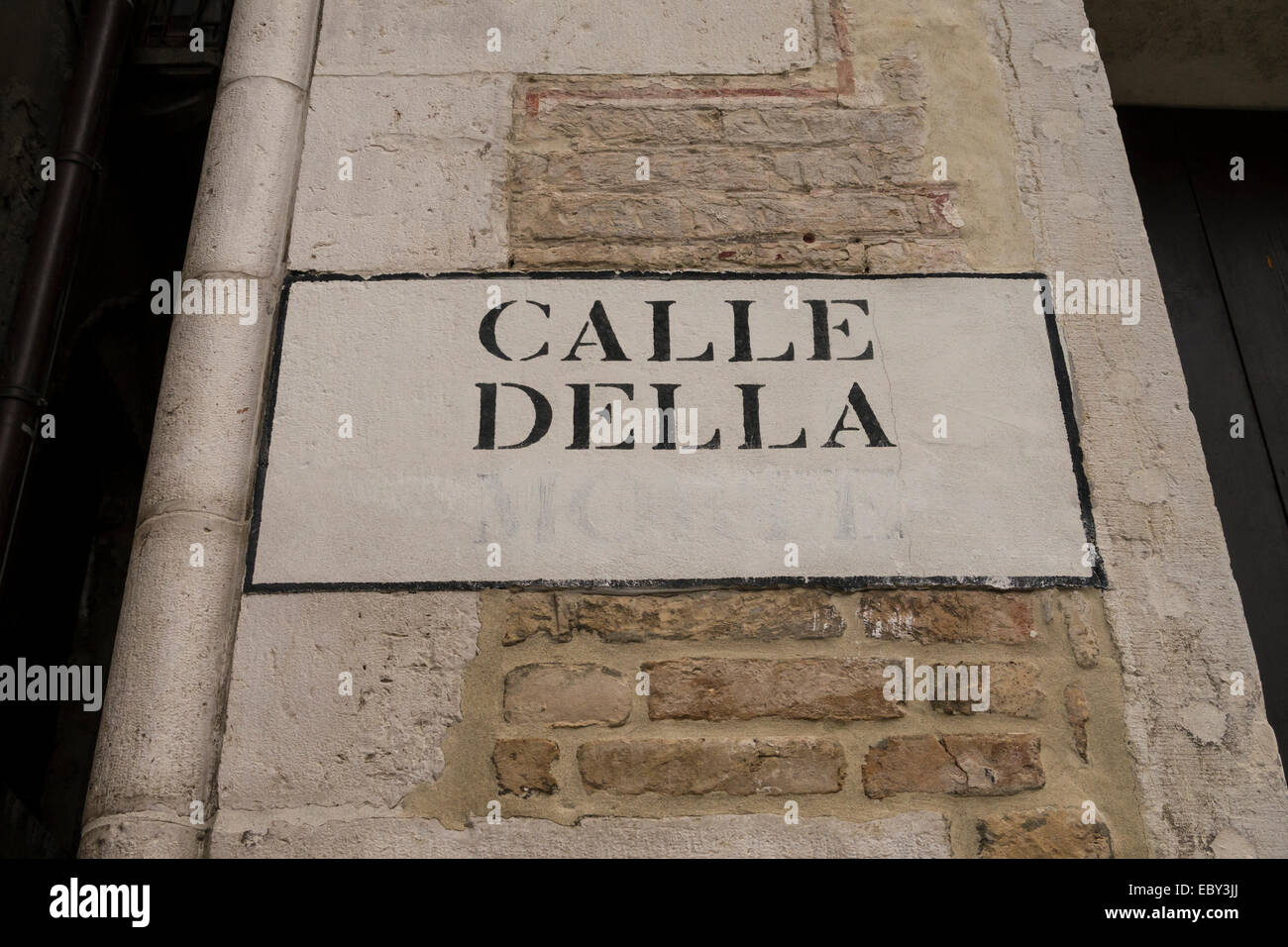 Calle della Zeichen in Venedig Stockfoto