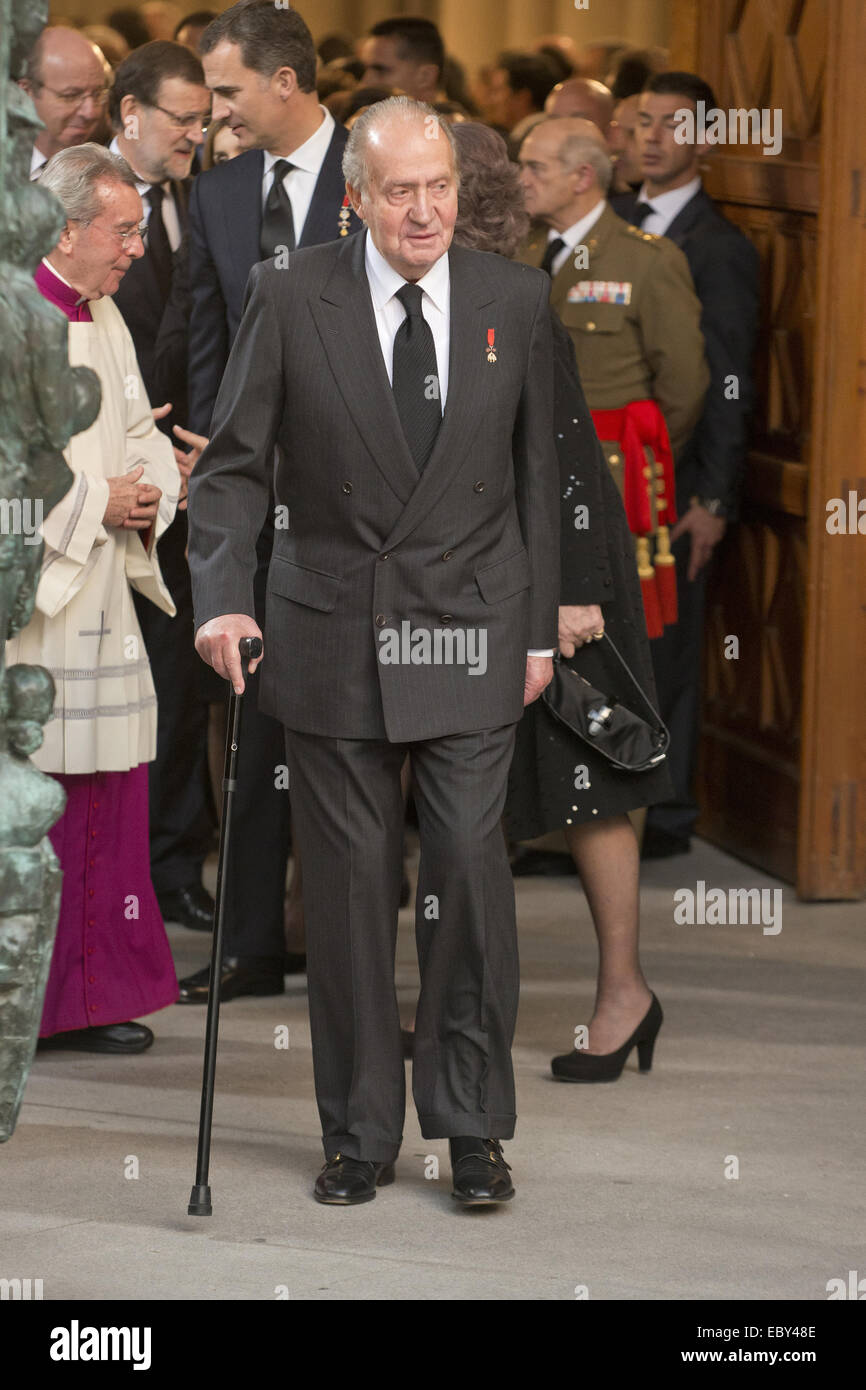 König Juan Carlos ich hat beschlossen, Featuring abdanken: Juan Carlos de Borbón wo: Madrid, Spanien: 2. Juni 2014 Stockfoto