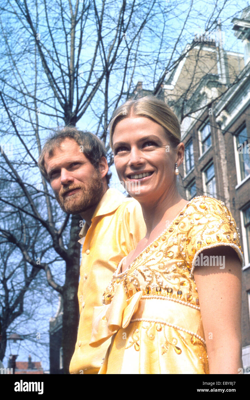 NINA und FREDERICK niederländischen Gesangsduo in Amsterdam im Jahre 1967 Stockfoto