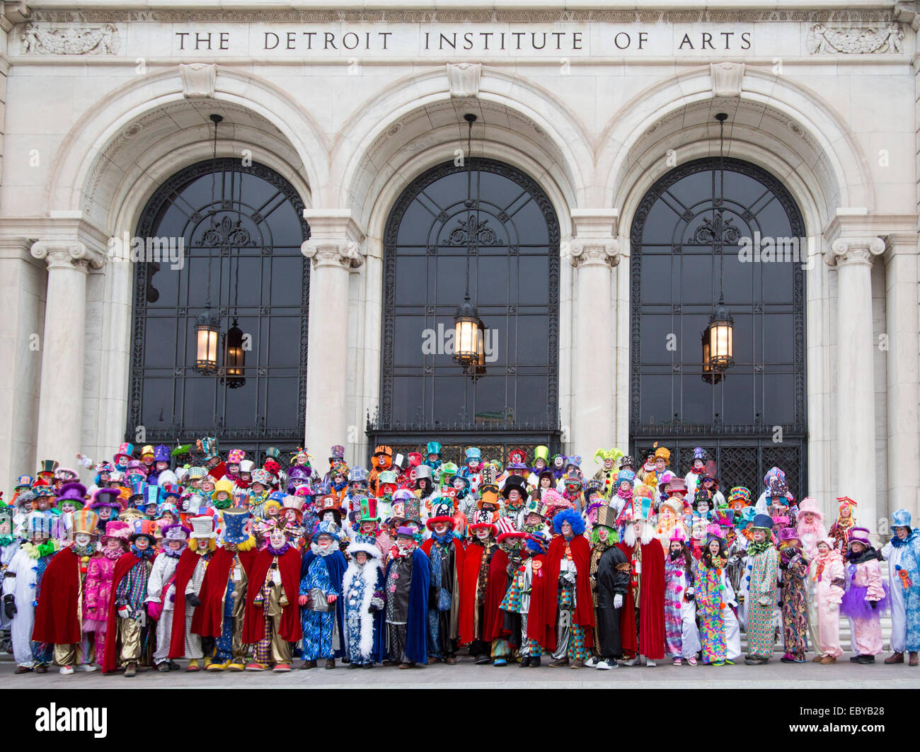 Detroits Thanksgiving Day Parade, offiziell genannt Amerikas Thanksgiving Parade. Stockfoto