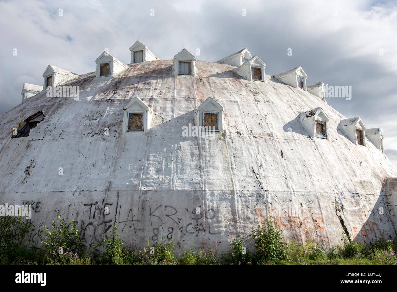 Ein giant Alaskan-Iglu, Cantwell, Alaska, USA Stockfoto