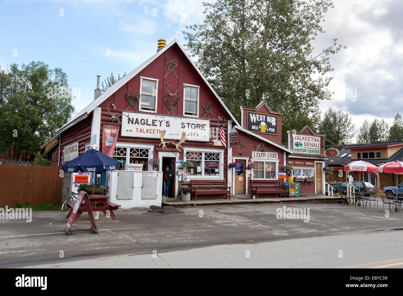 Nagleys Store in Talkeetna, Alaska, USA Stockfoto