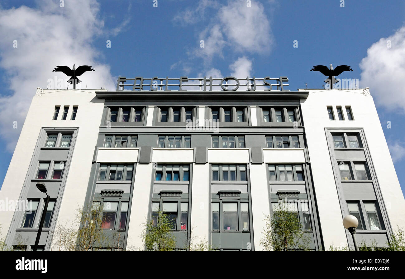 Adler-Haus, Art-Deco-Gebäude auf City Road, London England Großbritannien UK Stockfoto