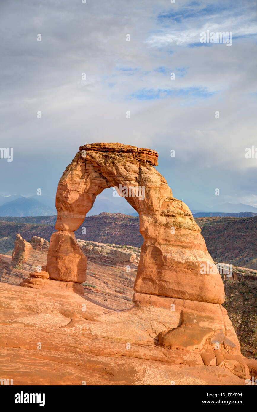 USA, Utah, Arches-Nationalpark, Delicate Arch Stockfoto