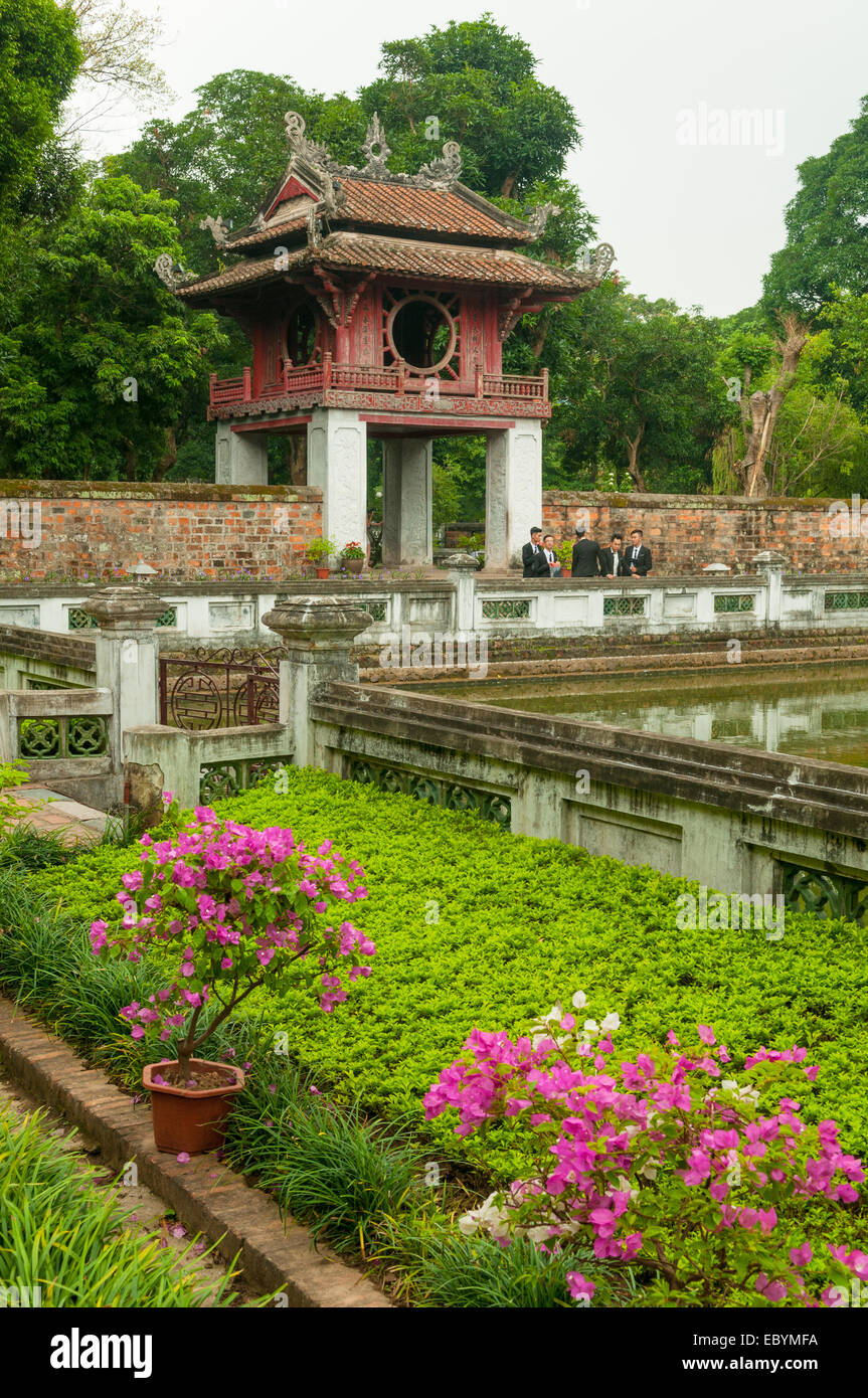 Temple of Literature, Hanoi, Vietnam Stockfoto