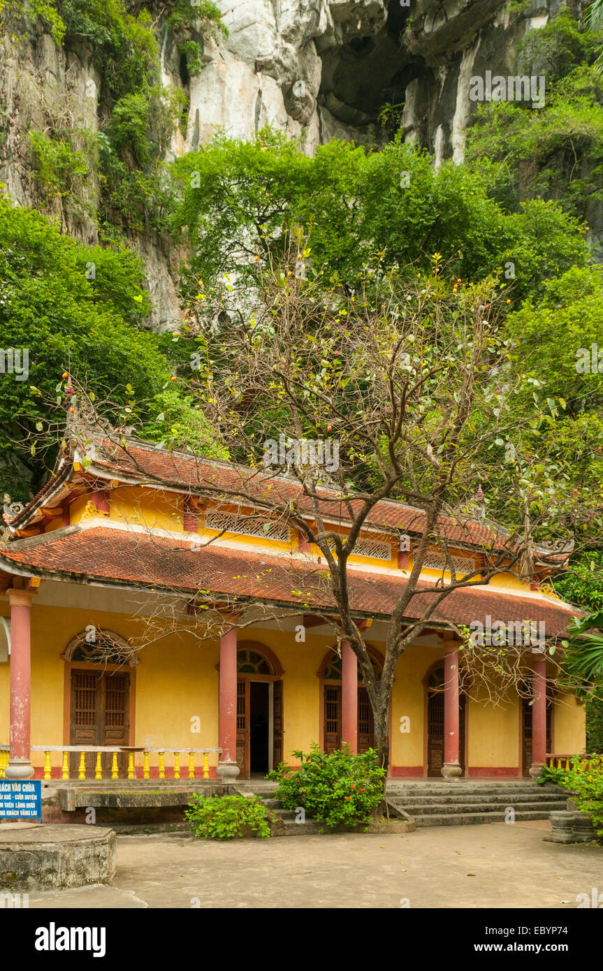 Bich Dong Pagode in der Nähe von Tam Coc, Vietnam Stockfoto