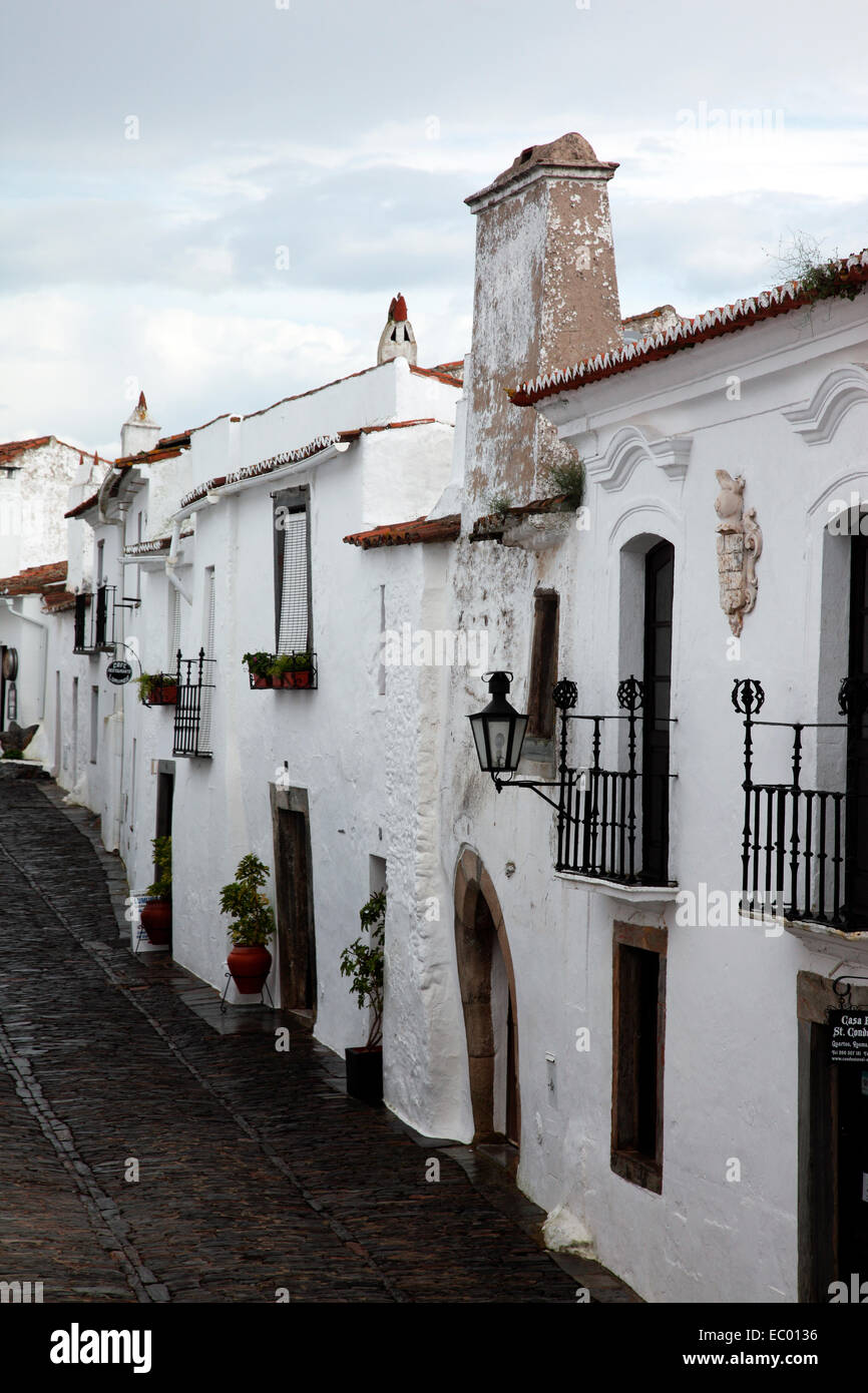 Monsaraz, Templer Dorf im Alentejo Portugal. Stockfoto