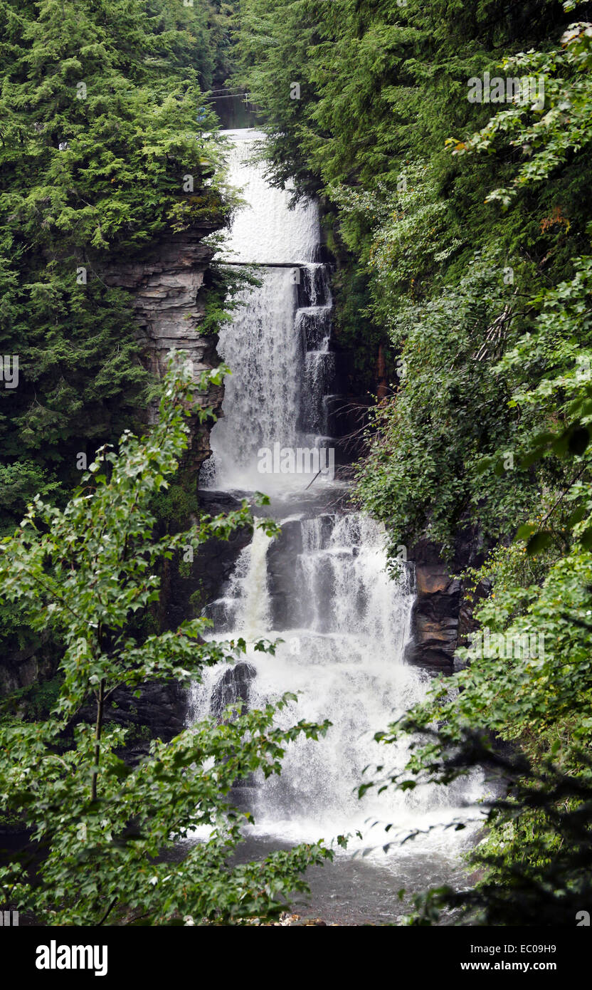 Die Wasserfälle bei hohen fällt State Park Chateaugay River New York USA Amerika Stockfoto