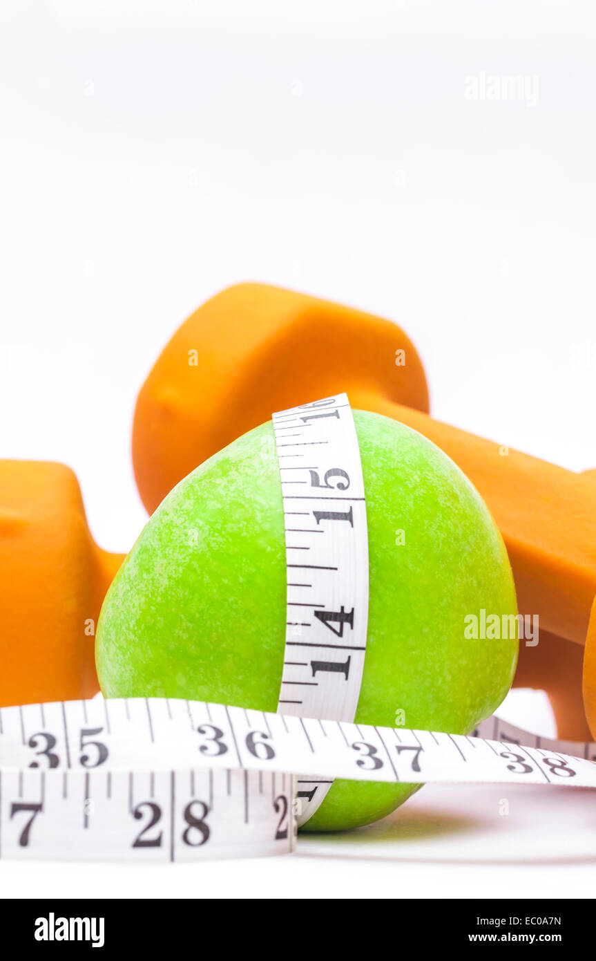 Gesunde Lebensweise - Ernährung & Ausübung Stockfoto