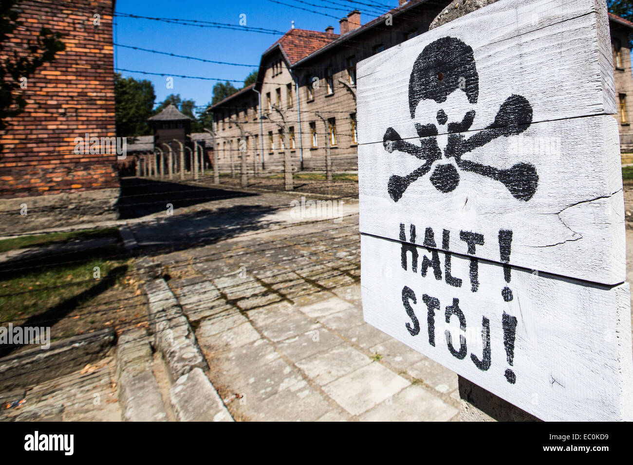 KZ Auschwitz, Polen Stockfoto