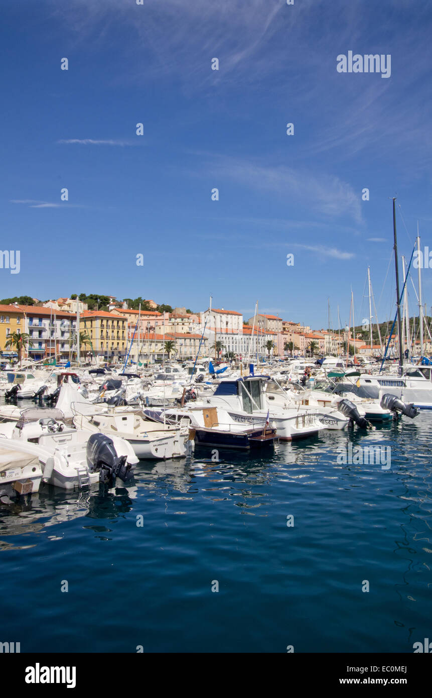 Port-Vendres-Hafen Stockfoto