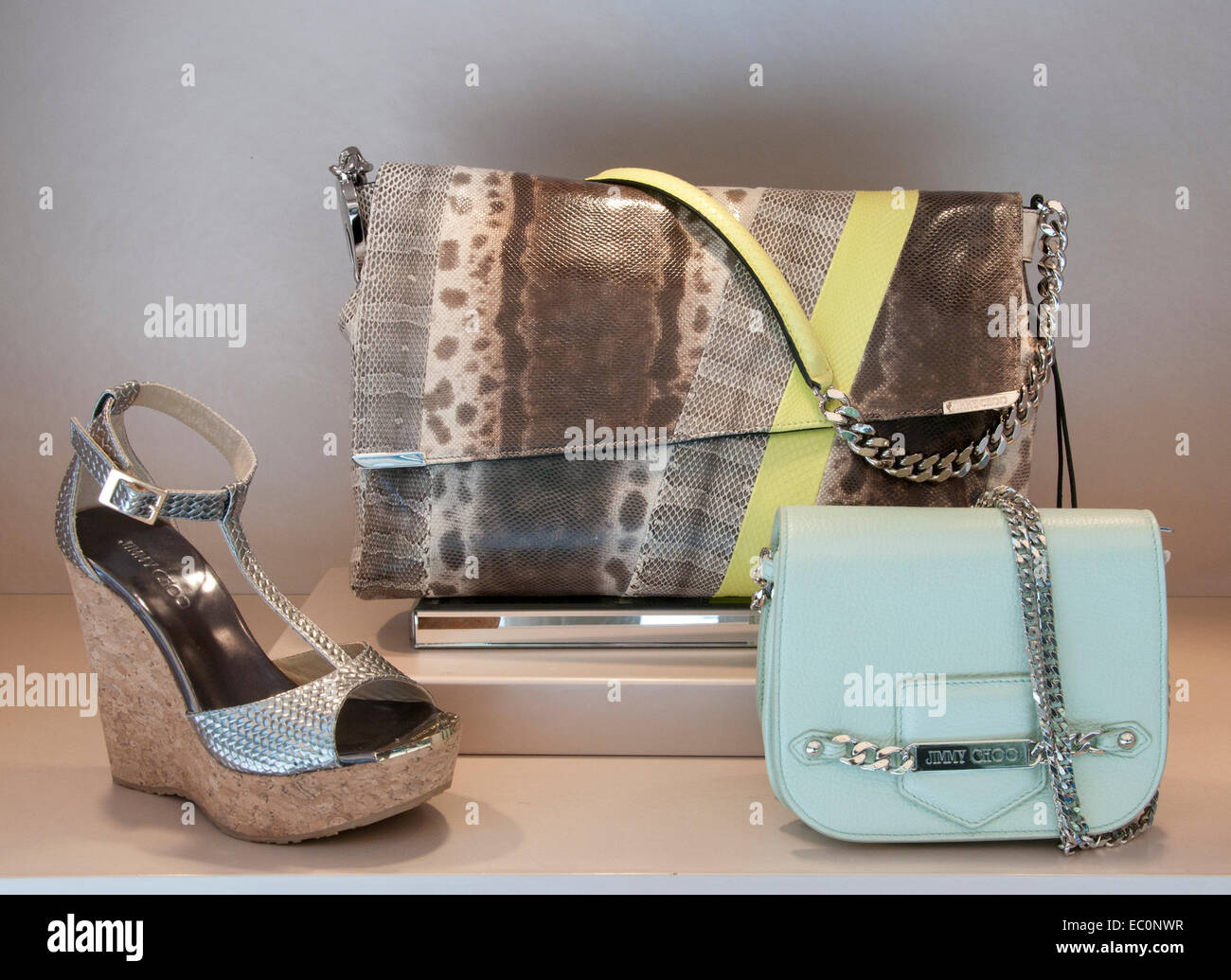 Jimmy Choo malaysischen Modedesigner mit Sitz im Vereinigten Königreich (Spanien Madrid Spanisch Boutique) Stockfoto