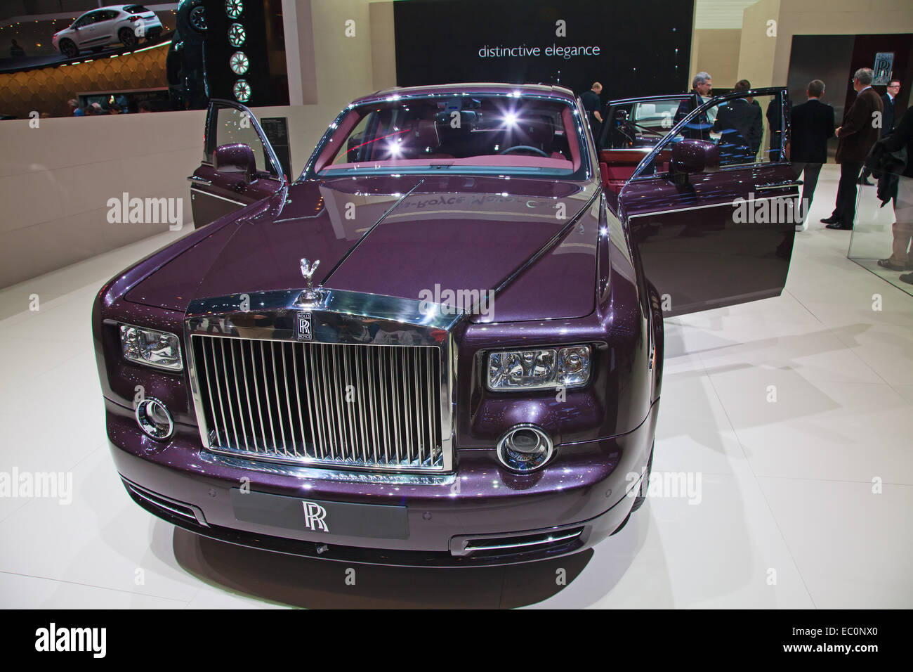 Genf - März 8: Der Rolls-Royce Phantom Geist auf dem Display auf der 81. International Motor Show Palexpo-Genf am 8. März; 2011 Stockfoto