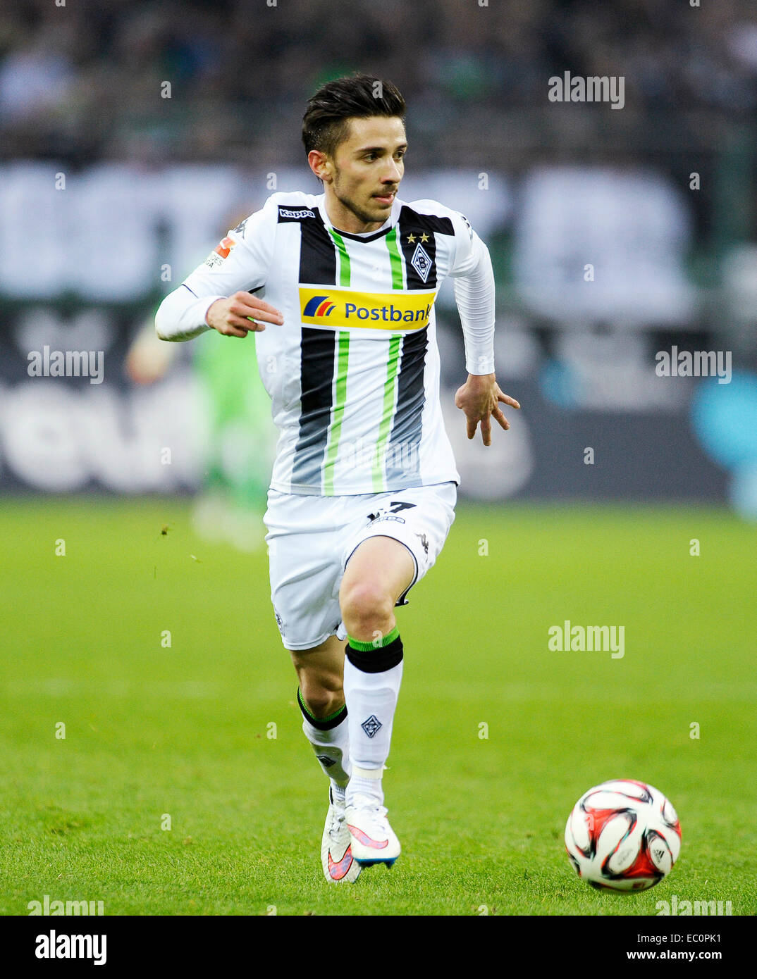 Mönchengladbach, Deutschland. 6. Dezember 2014. 1. Fussball-Bundesliga, deutsche Fußball Liga 2014/2015 Spieltag 14, Borussia Mšnchengladbach (Mönchengladbach, Gladbach) Vs Hertha BSC Berlin---Julian Korb (MGL) © Kolvenbach/Alamy Live-Nachrichten Stockfoto