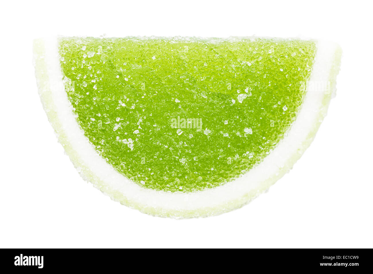 Bunte Fruchtgummi-Isolated On White Stockfoto
