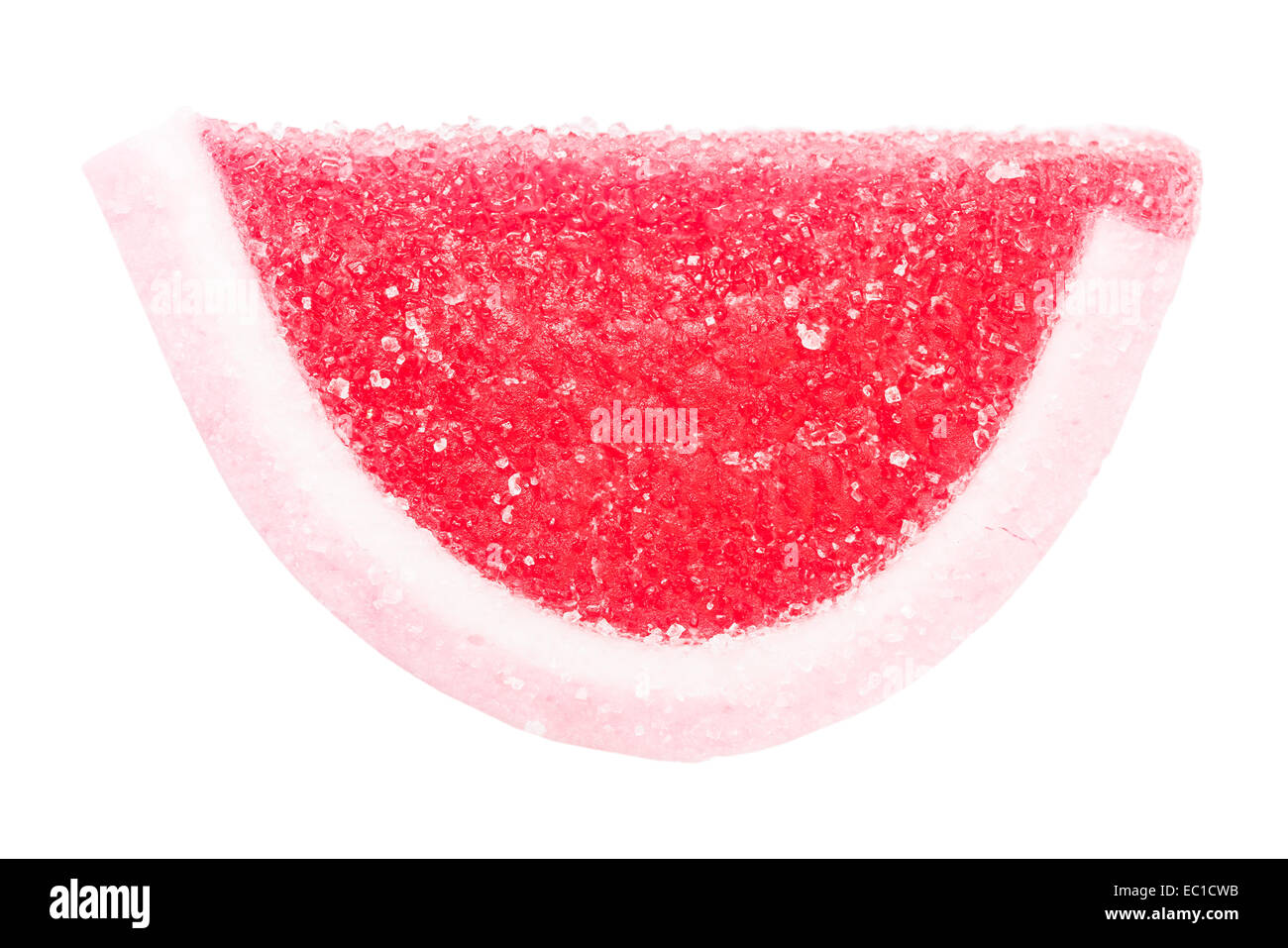 Bunte Fruchtgummi-Isolated On White Stockfoto
