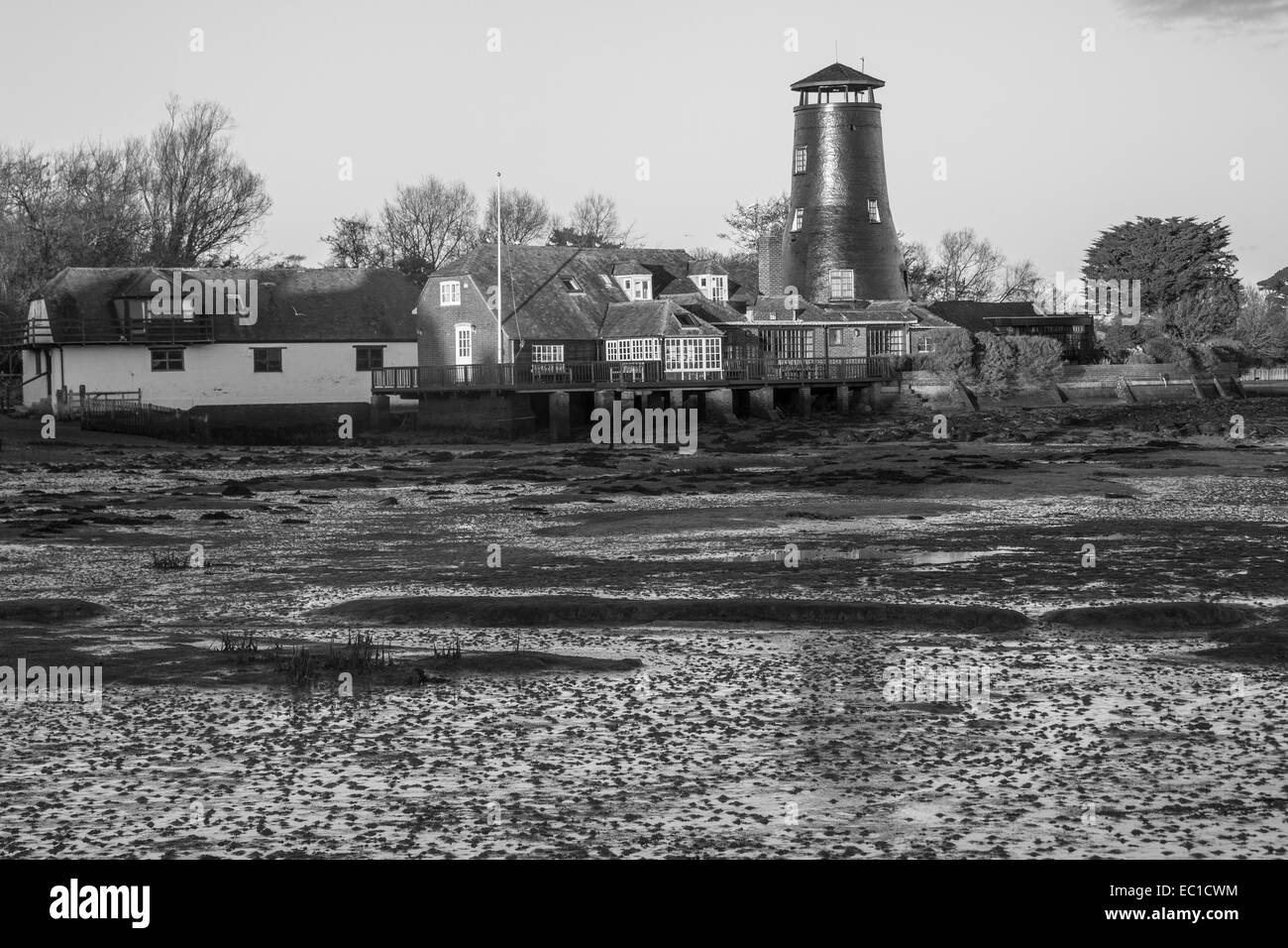 Langstone Mühle Langstone Harbour Hampshire Stockfoto