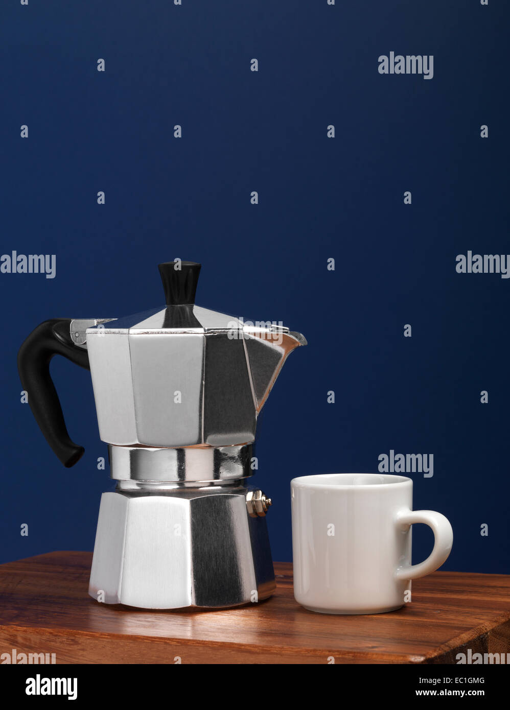 Italienische Kaffeemaschine Stockfoto