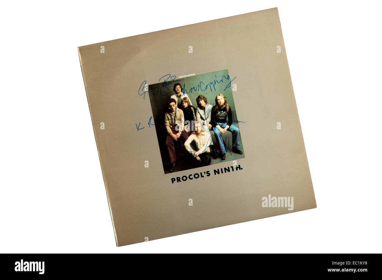 Wenig überraschend Procol der neunte war das 9. Studioalbum Procol Harum. Es wurde im Jahr 1975 veröffentlicht. Stockfoto