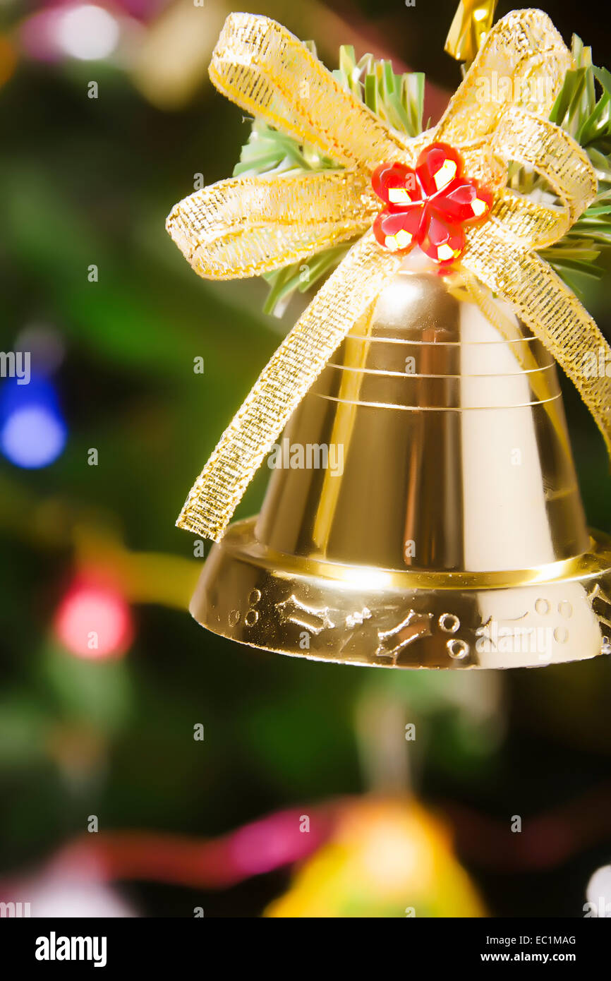 Weihnachtsbaum-Festival bell niemand Stockfoto