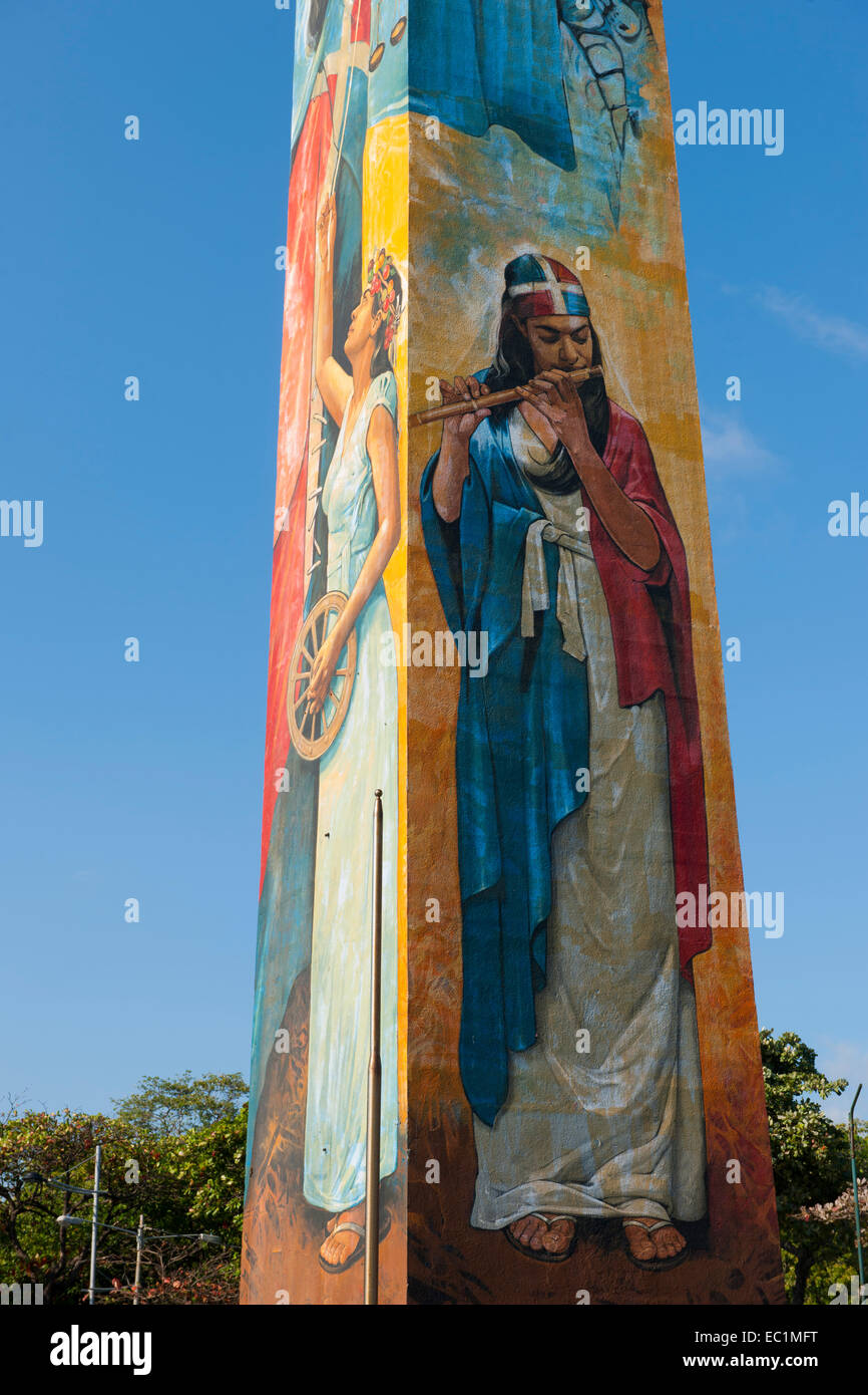 Santo Domingo, Dominikanische Republik, El Macho, El Malecon (Avenida George Washington) Stockfoto