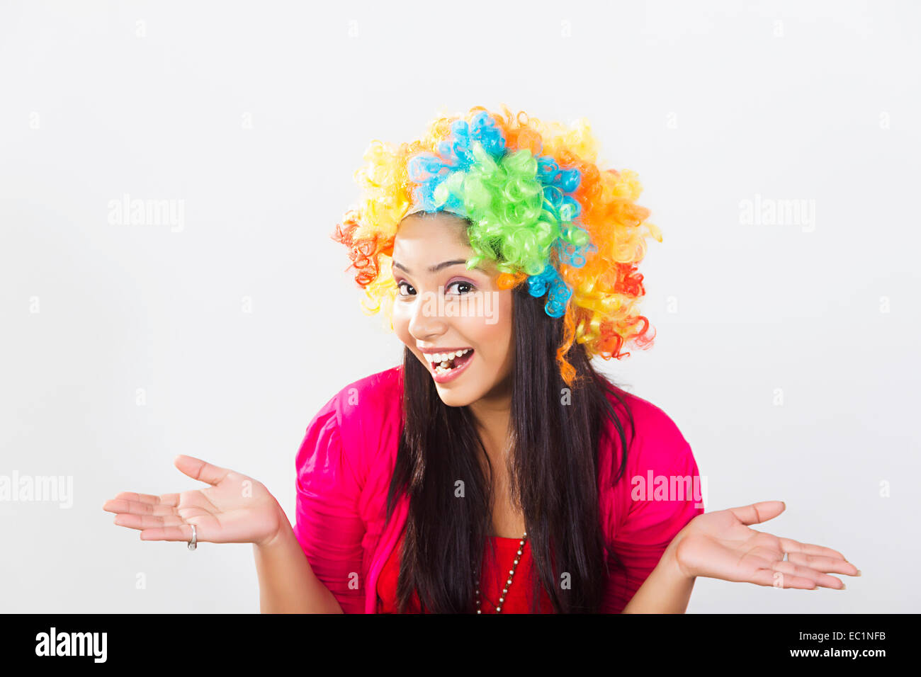 eine Inderin Toupet Perücke Stockfotografie - Alamy