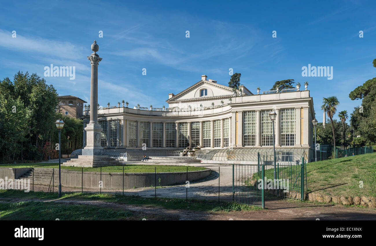 Theater der Villa Torlonia, einst Residenz von Mussolini, heute ein Museum und öffentlichen Park Nomentano, Rom, Latium, Italien Stockfoto