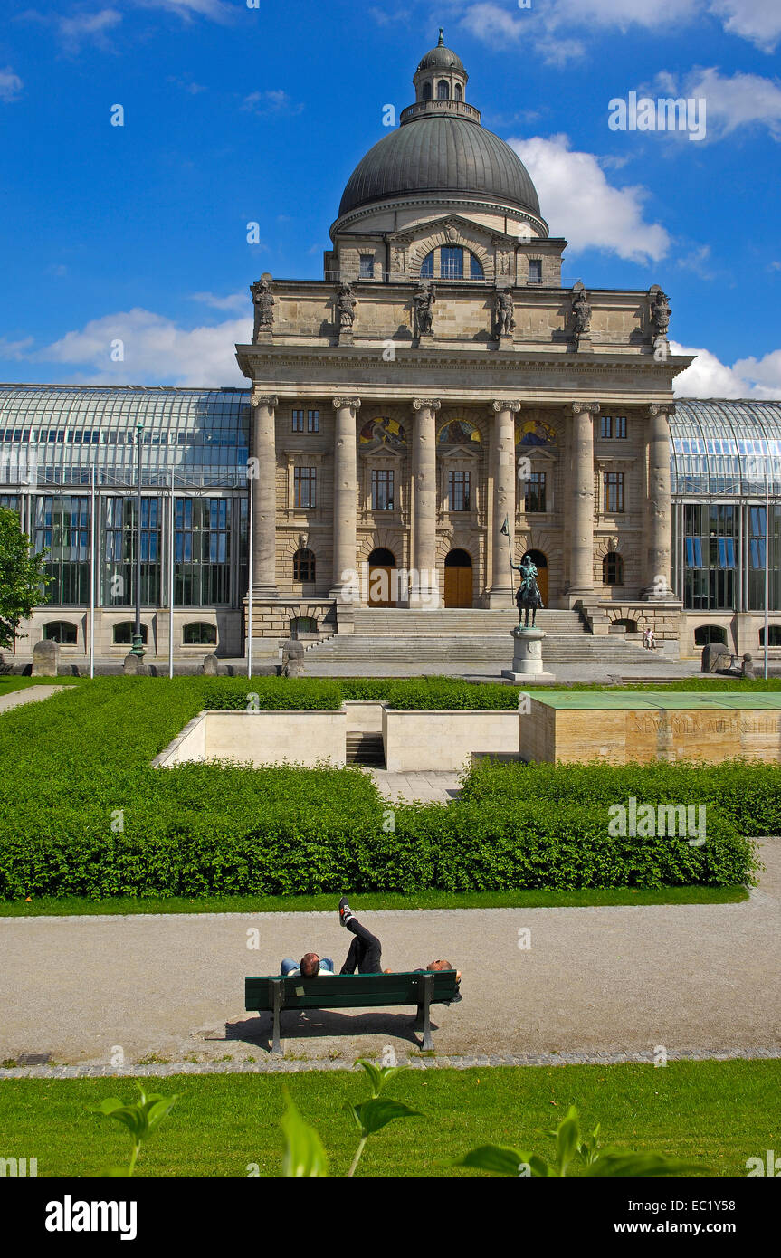 Bayerische Staatskanzlei, Bayerische Staatskanzlei, Hofgarten, München, Bayern Stockfoto