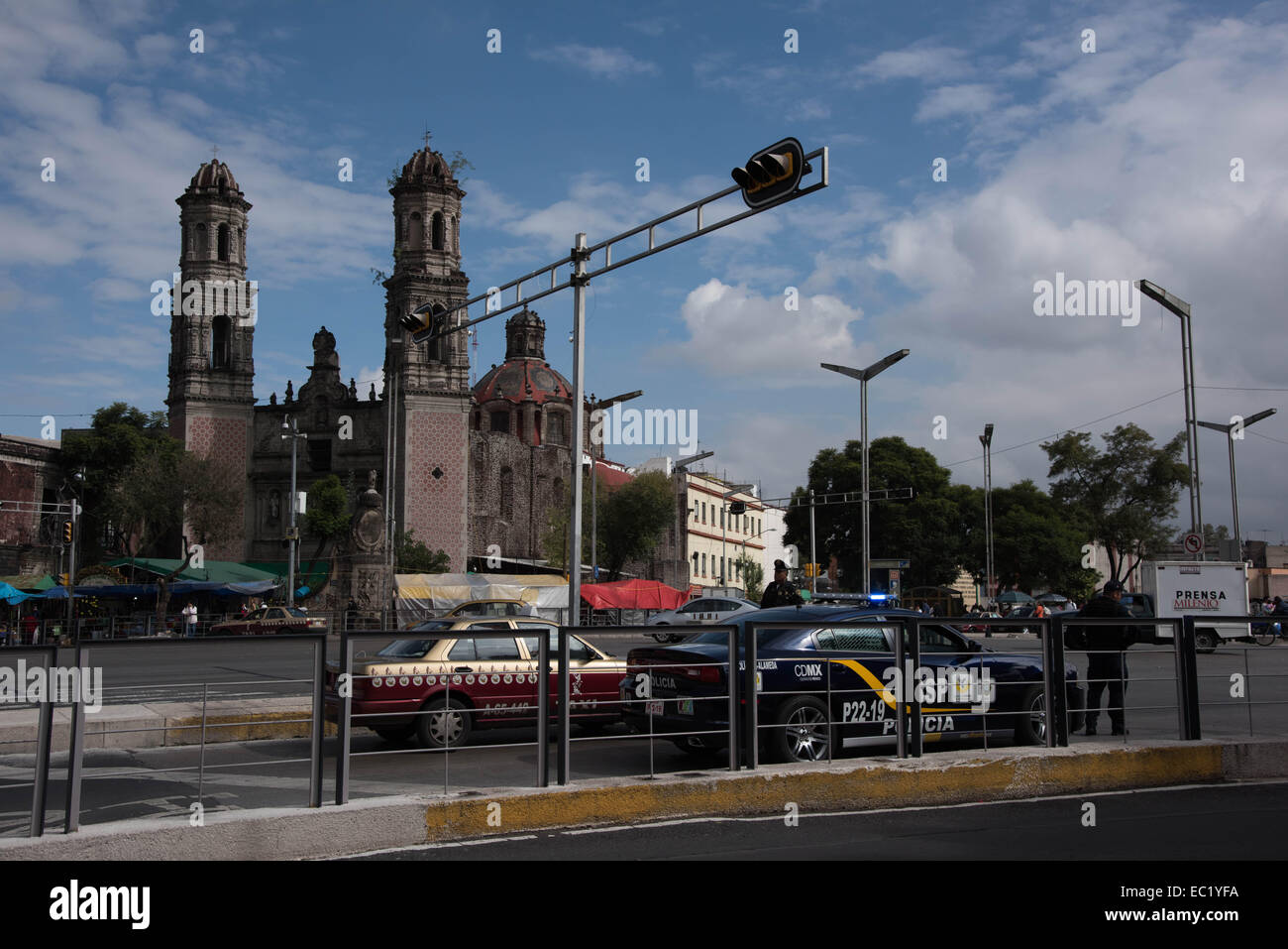Iglesia de San Hipolito, Mexico City, Mexiko Stockfoto