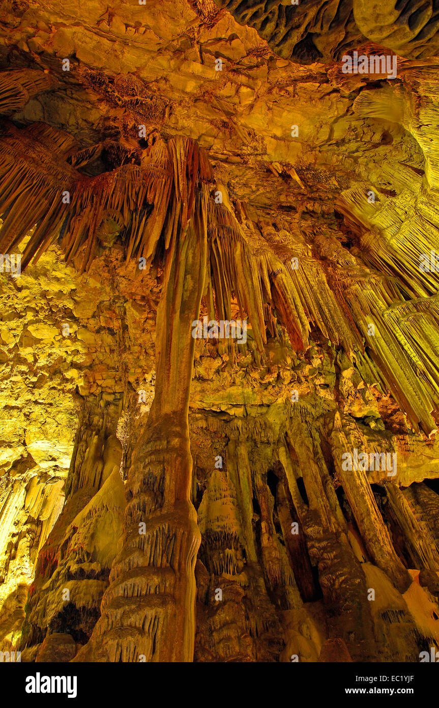 St. Michaels Höhle, Gibraltar, Britische überseegegend, Europa Stockfoto