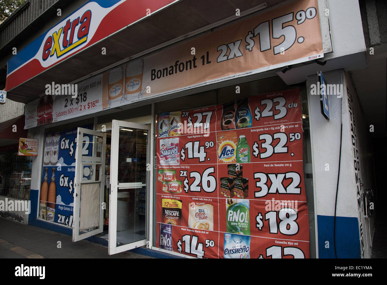 Supermarkt, Mexico City, Mexiko Stockfoto