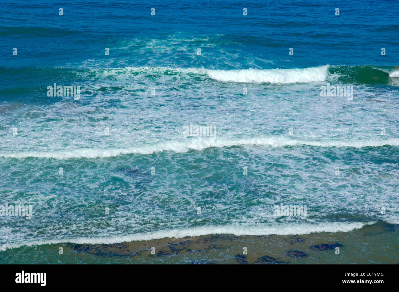 Bezirk Azenhas Do Mar, Praia Das Maças Strand, Colares, Lissabon, Sintra Küste Portugal, Europa Stockfoto