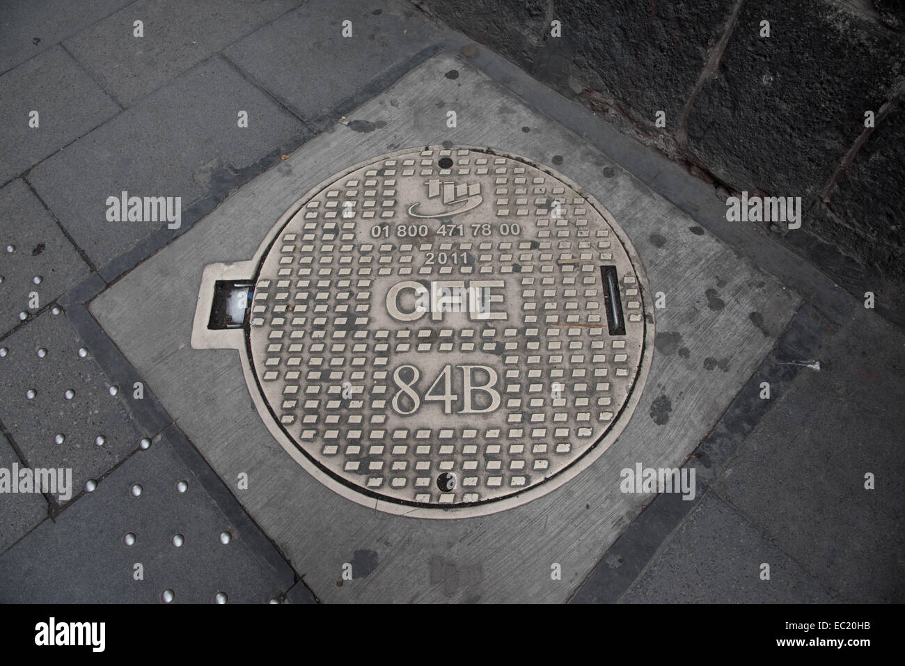 Schacht-Straße, Mexiko-Stadt, Mexiko Stockfoto
