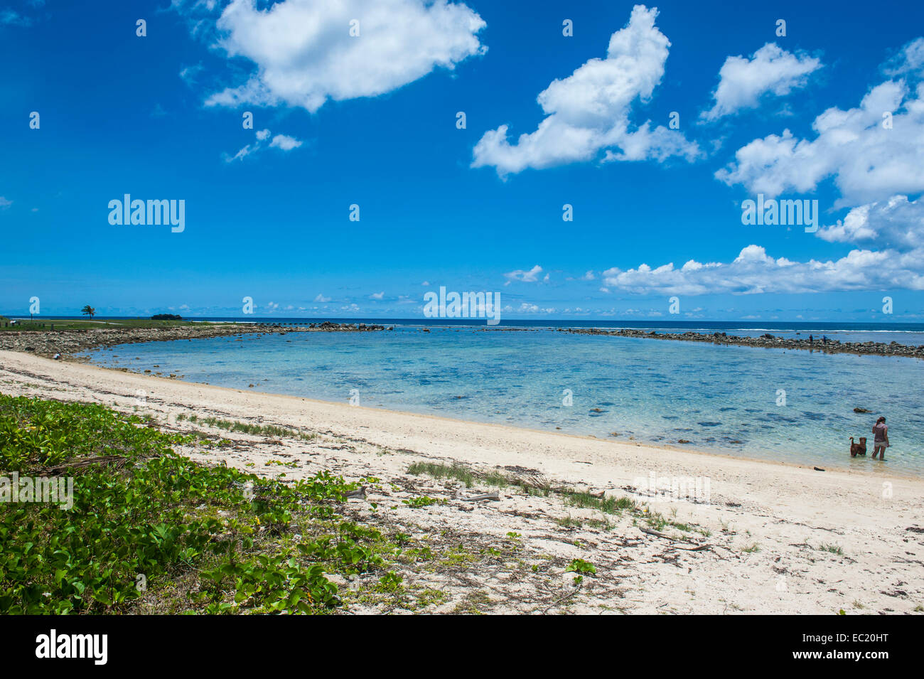 Sandy Bay, Krieg im Pazifik National Historical Park, Guam, US-Territorium, Pazifik Stockfoto