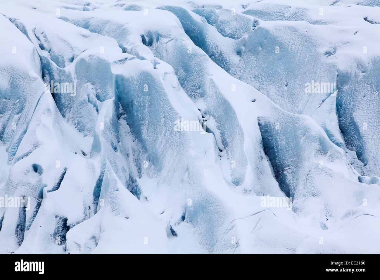 Skaftafellsjökull Gletscher im Vatnajökull-Nationalpark Skaftafell, Island Stockfoto