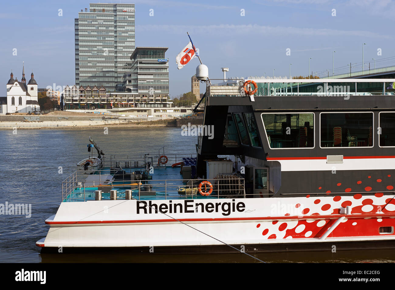 KD Rhein Energie Kreuzer, Köln. Stockfoto