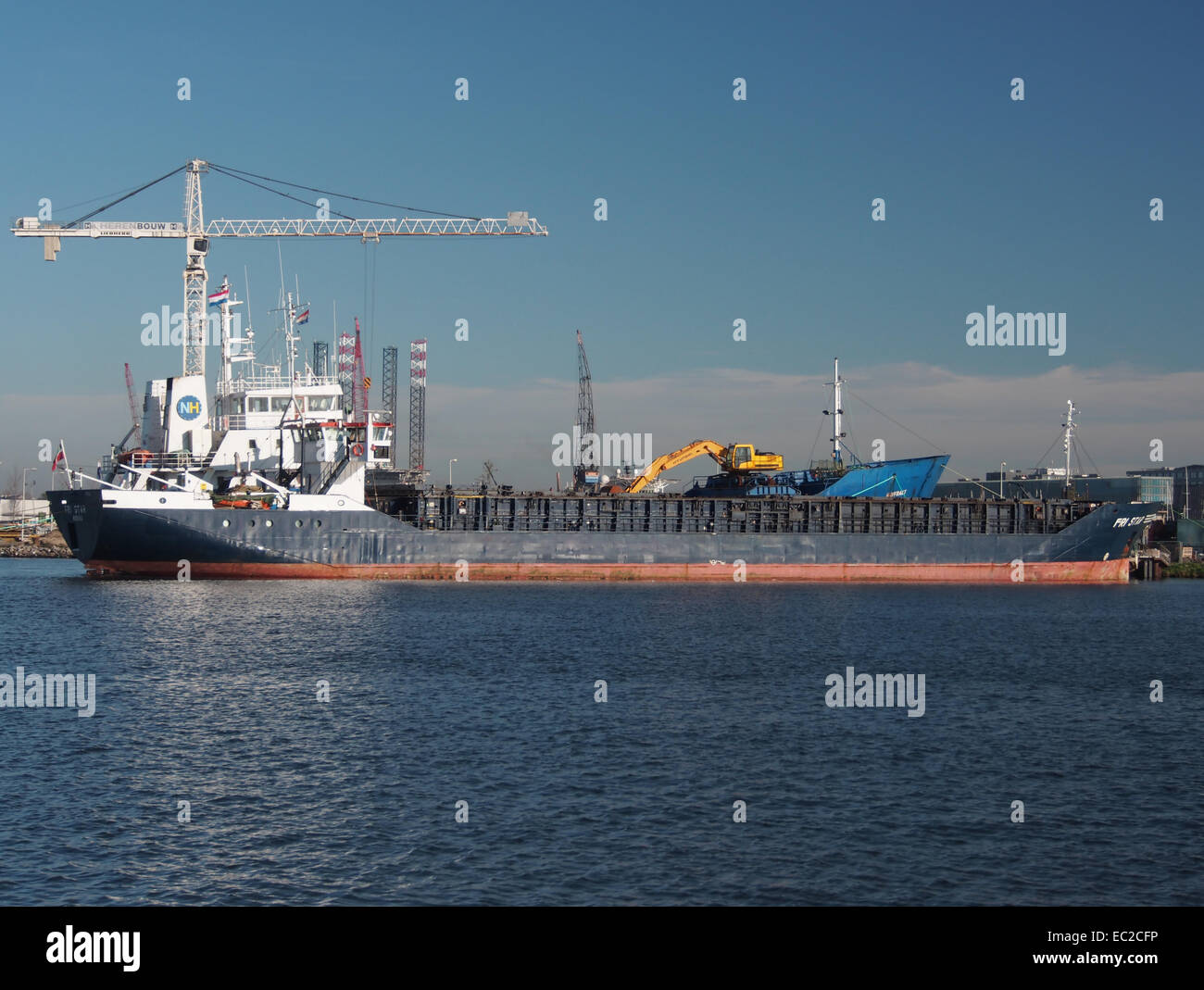 Fr STAR - IMO 8100636 - Callsign C6RZ5 im Hafen von Amsterdam, pic2 Stockfoto