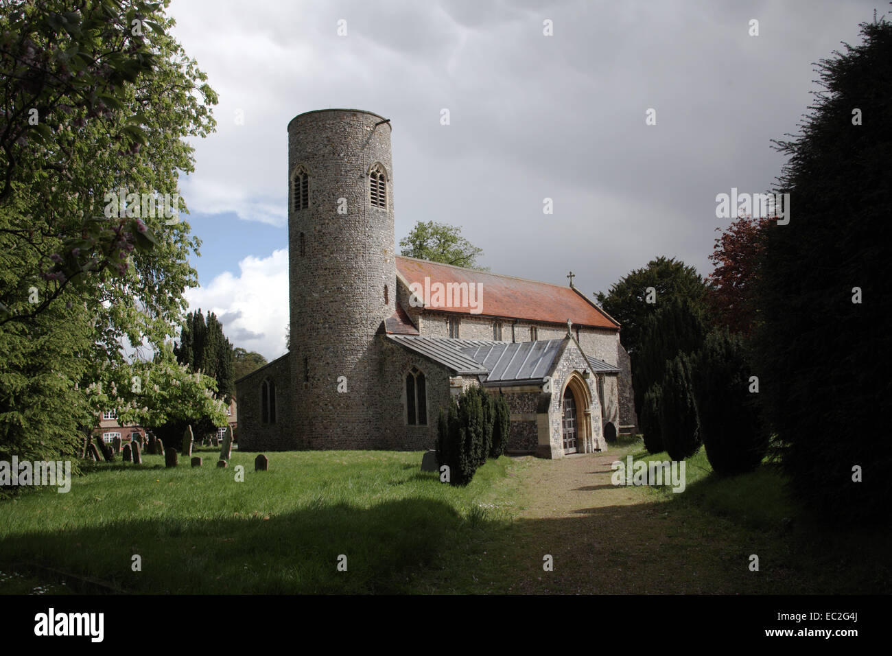 St. Andreas Kirche, Letheringsett, Norfolk, England Stockfoto