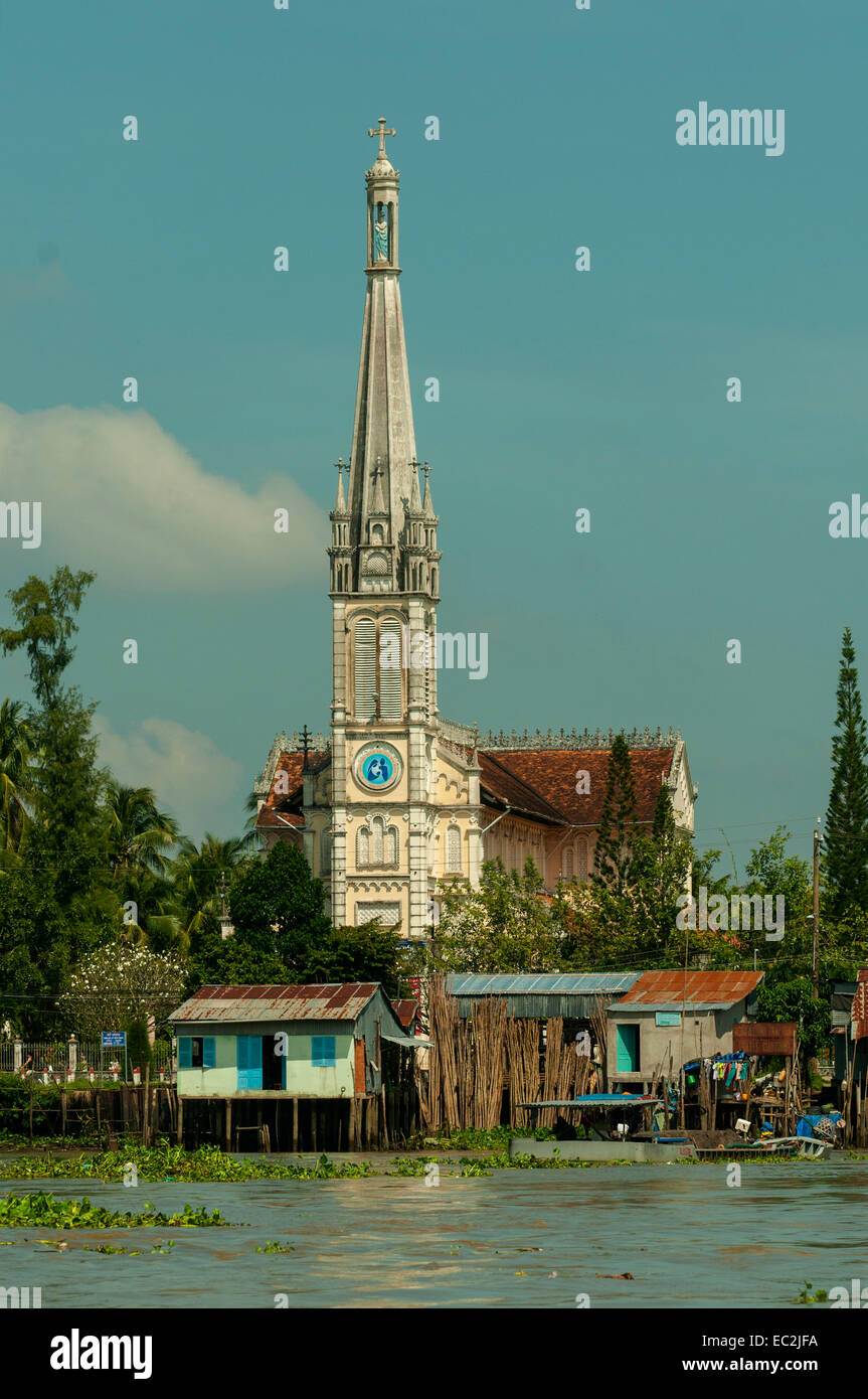 Katholische Kirche in Cai werden, Vietnam Stockfoto